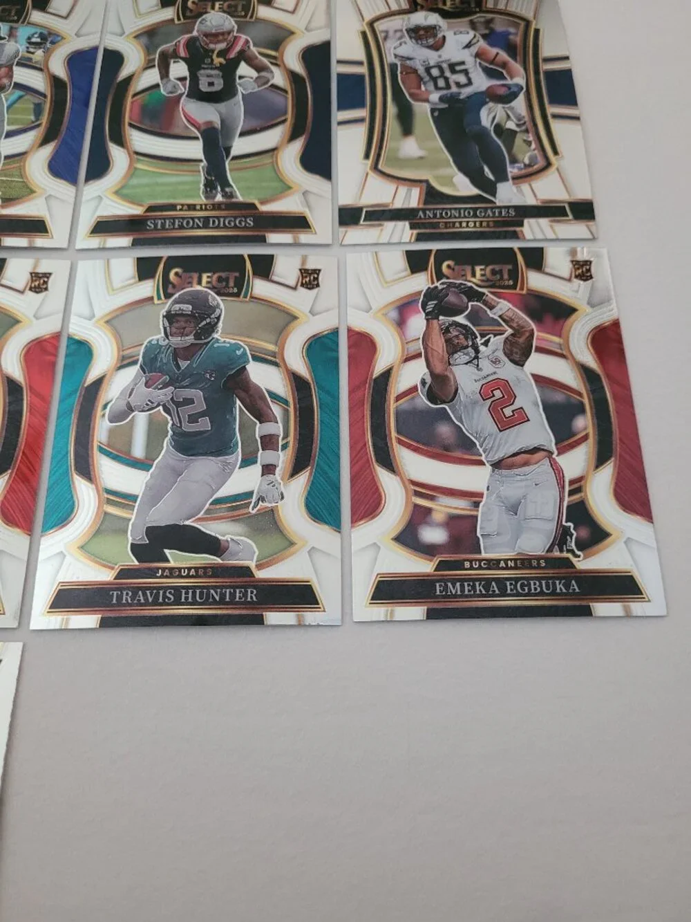 2025 Panini Select NFL Trading Card Lot Football 16 Cards